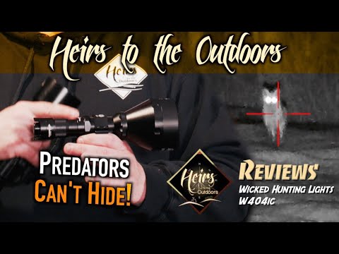 Wicked Hunting Lights, The New W404iC | A Predator Hunting MUST! | Heirs Reviews