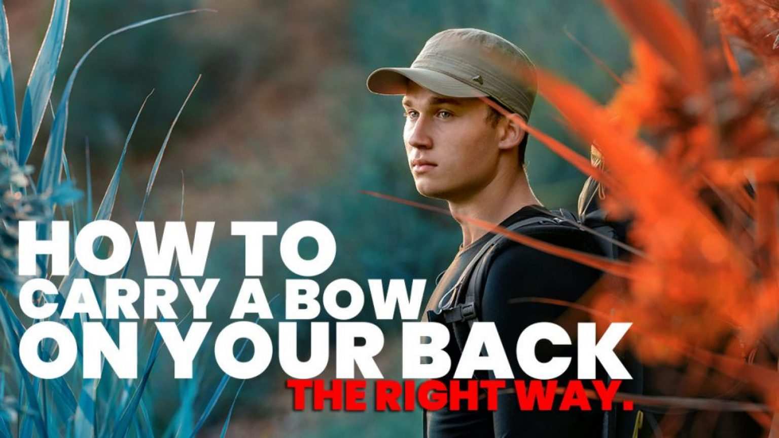 How to Carry a Bow on Your Back Success in 5 steps! Coyote Hunting