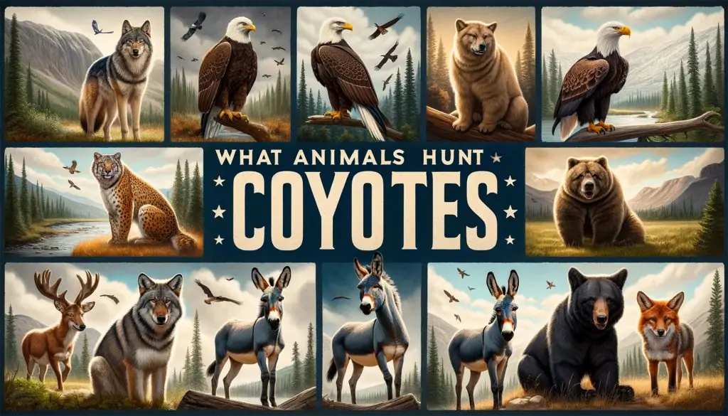 what animals hunt coyotes - featured image